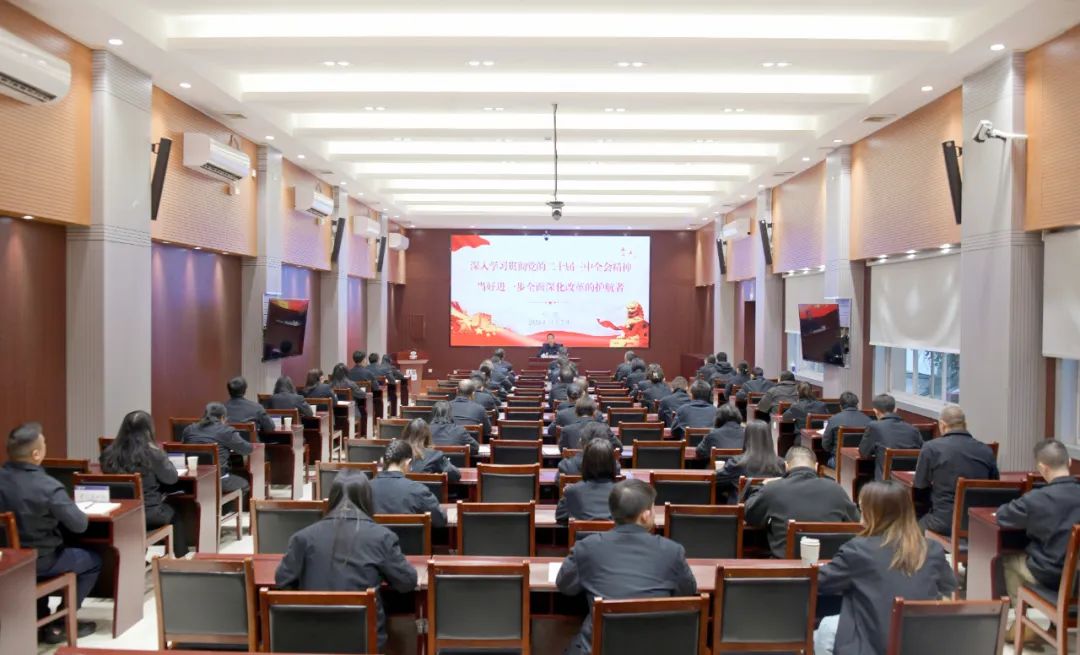 张鹏宣讲党的二十届三中全会精神